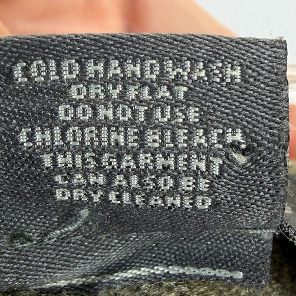 Brooks Brothers 100% Cashmere Knit Sweater Vest Green V Neck Men Size XL Preppy - Picture 8 of 10